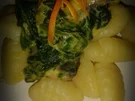 Gnocchi mit Spinat-Orangensauce - Rezept
