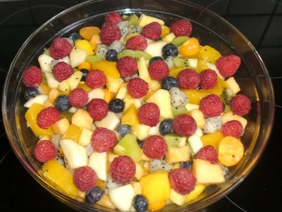 Obstsalat " de Luxe " - Rezept - Bild Nr. 2