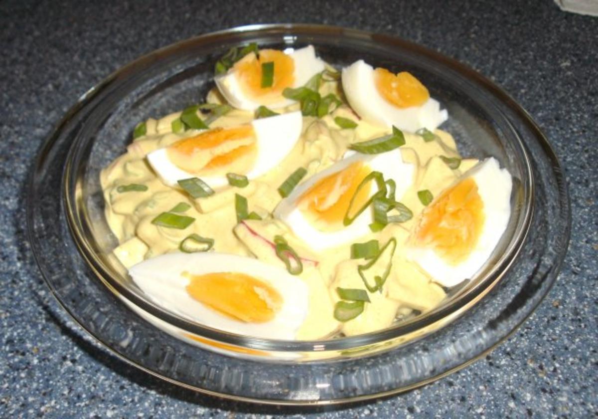 Eiersalat mit Curry - Rezept mit Bild - kochbar.de