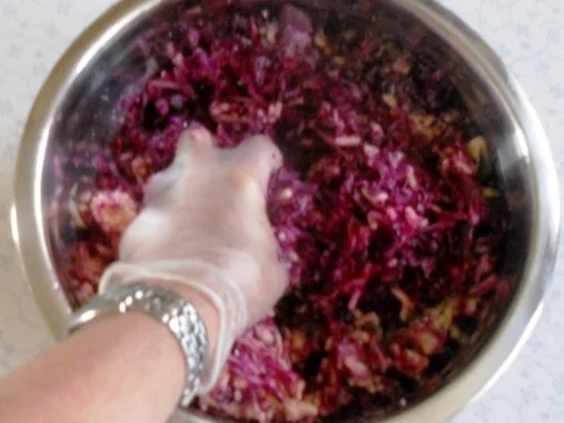 Rotkohl - Rohkostsalat - à la "Oòrndrasch" (Rzpt. um 1976) - Rezept - Bild Nr. 8