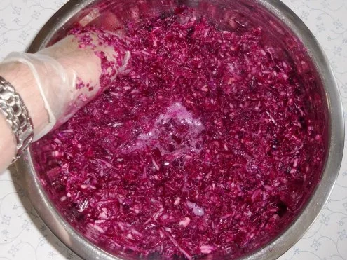 Rotkohl - Rohkostsalat - à la "Oòrndrasch" (Rzpt. um 1976) - Rezept - Bild Nr. 10