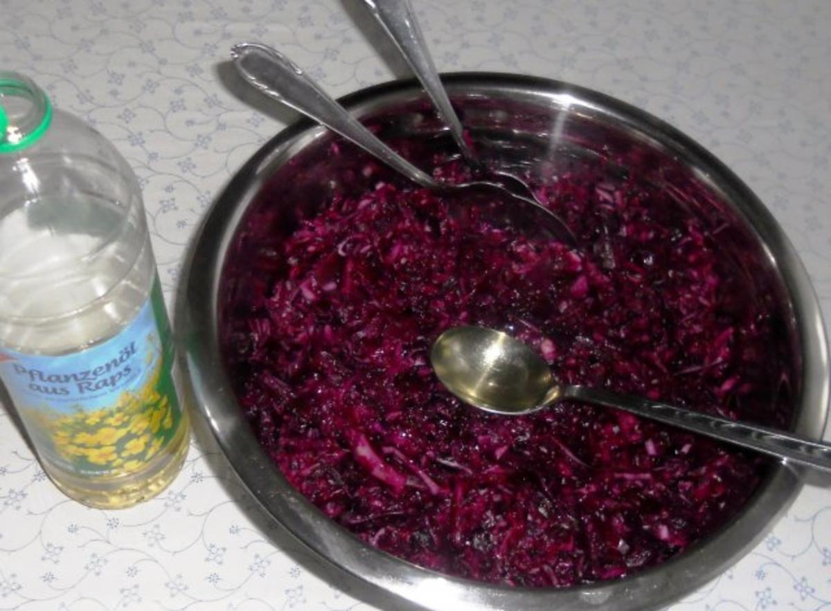 Rotkohl - Rohkostsalat - à la "Oòrndrasch" (Rzpt. um 1976) - Rezept - Bild Nr. 12