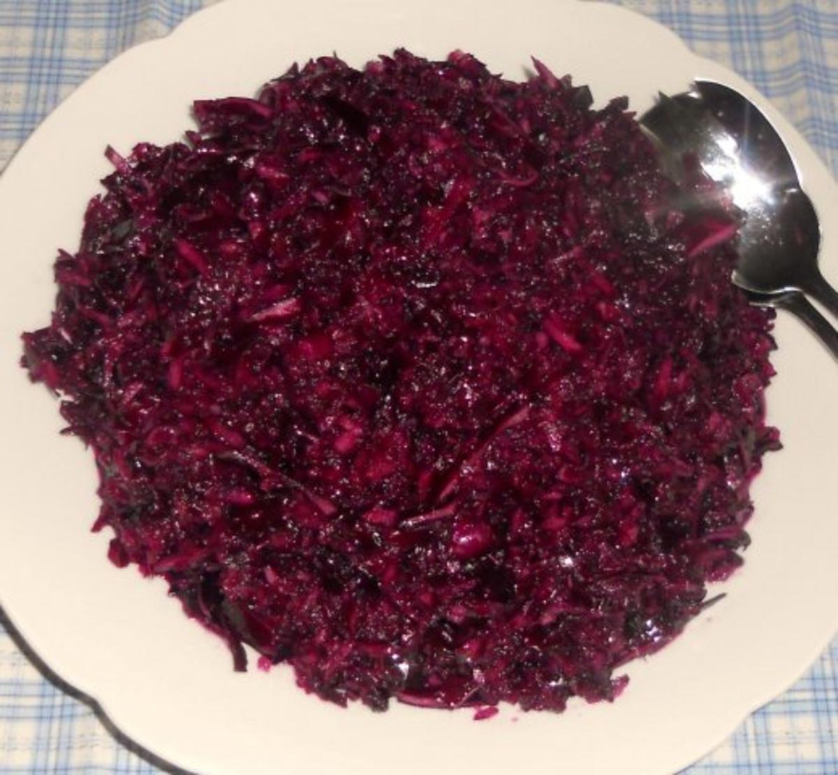 Rotkohl - Rohkostsalat - à la "Oòrndrasch" (Rzpt. um 1976) - Rezept - Bild Nr. 13