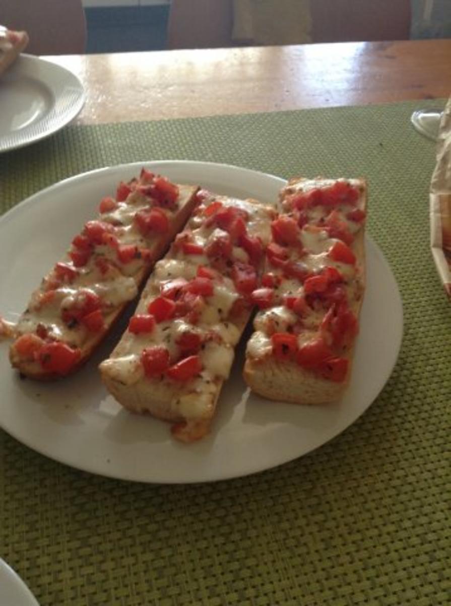 Tomaten-Mozzarella Baguettes - Rezept