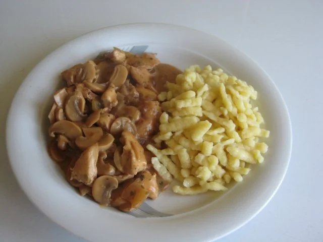 Hähnchengeschnetzeltes an Sauce mit Estragon - Rezept - Bild Nr. 3