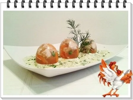 Rezept: Sülze - Ostereier auf Kräutersauce Sülze - Ostereier auf Kräutersauce - Rezept