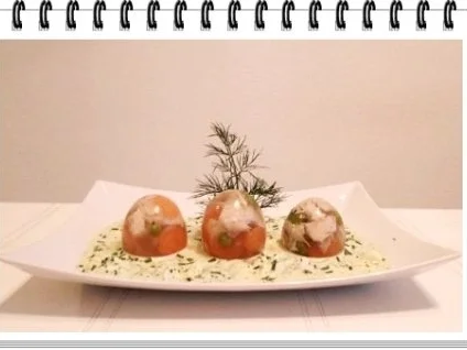 Rezept: Sülze - Ostereier auf Kräutersauce Bild Nr. 3 Sülze - Ostereier auf Kräutersauce - Rezept - Bild Nr. 3