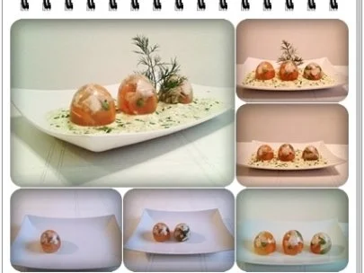 Rezept: Sülze - Ostereier auf Kräutersauce Bild Nr. 4 Sülze - Ostereier auf Kräutersauce - Rezept - Bild Nr. 4