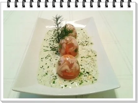 Rezept: Sülze - Ostereier auf Kräutersauce Bild Nr. 16 Sülze - Ostereier auf Kräutersauce - Rezept - Bild Nr. 16