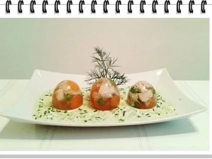 Rezept: Sülze - Ostereier auf Kräutersauce Bild Nr. 18 Sülze - Ostereier auf Kräutersauce - Rezept - Bild Nr. 18