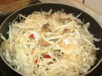 Scharfe Weißkohl-Pfanne - Rezept - Bild Nr. 2