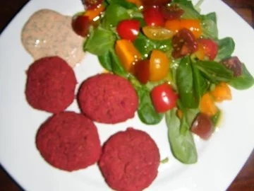 Rezept: Rote-Beete-Falalfel Rote-Beete-Falalfel - Rezept