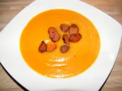 Scharfe Steckrüben-Kürbis-Suppe - Rezept