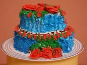 Geburtstagstorte Banane-Walnuss (Mana Bazi) - Rezept