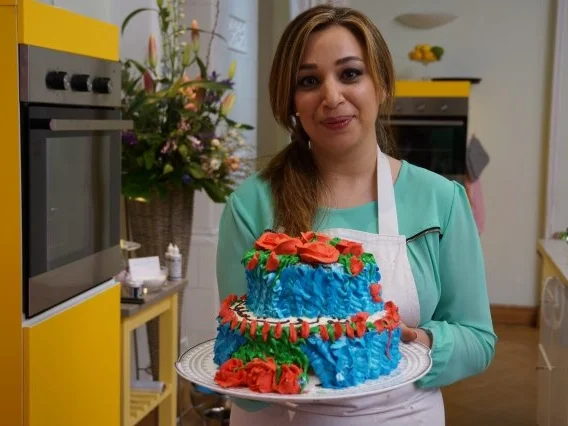 Geburtstagstorte Banane-Walnuss (Mana Bazi) - Rezept - Bild Nr. 4