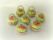 Avocado Cupcakes -   Frühlingskörbchen - Rezept