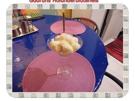 Rezept: Eis: Holunderblüteneiscreme Bild Nr. 10 Eis: Holunderblüteneiscreme - Rezept - Bild Nr. 10