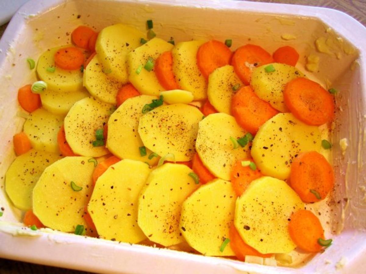 Kartoffel-Möhren-Gratin - Rezept - Bild Nr. 4