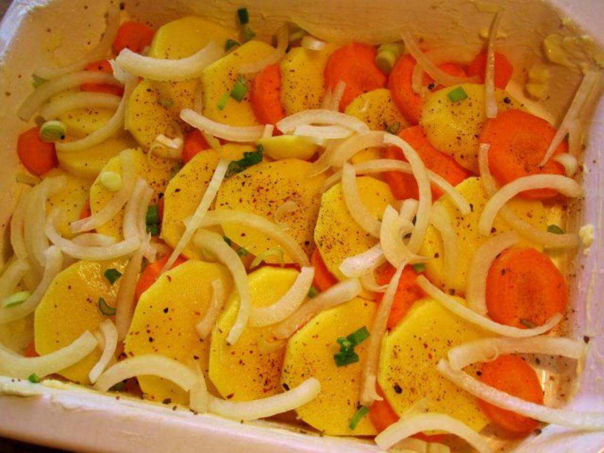 Kartoffel Möhren Gratin - einfach - von mimi