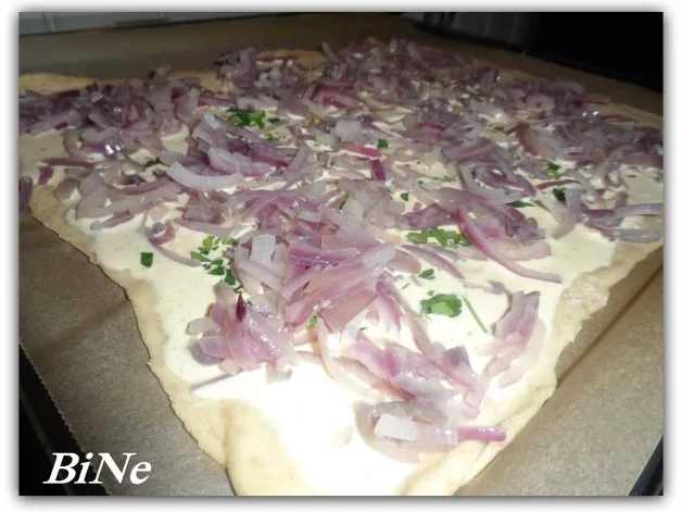 BiNe` S HÆHNCHEN - ZWIEBELPIZZA - Rezept - Bild Nr. 5
