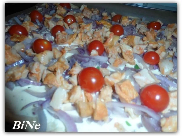 BiNe` S HÆHNCHEN - ZWIEBELPIZZA - Rezept - Bild Nr. 6