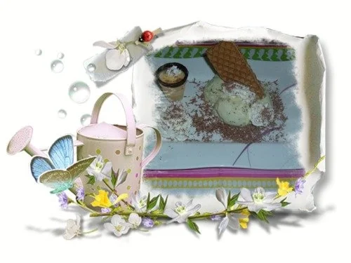 Rezept: Eis : Kiwi - Sahne - Eierlikör Bild Nr. 2 Eis : Kiwi - Sahne - Eierlikör - Rezept - Bild Nr. 2