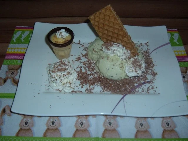 Rezept: Eis : Kiwi - Sahne - Eierlikör Bild Nr. 3 Eis : Kiwi - Sahne - Eierlikör - Rezept - Bild Nr. 3