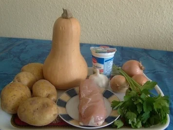 Kartoffel-Kürbis-Topf - Rezept