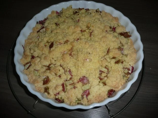 Rhabarber - Crumble - Rezept