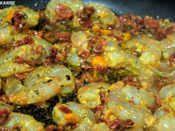 Rezept: Spaghetti mit würzigen Garnelen Bild Nr. 12 Spaghetti mit würzigen Garnelen - Rezept - Bild Nr. 12