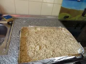 Aprikosen-Käse-Schnitte mit Haselnuss-Krokant - Rezept