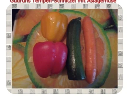 Rezept: Vegetarisch: Tempeh-Schnitzel mit Asiagemüse Bild Nr. 5 Vegetarisch: Tempeh-Schnitzel mit Asiagemüse - Rezept - Bild Nr. 5