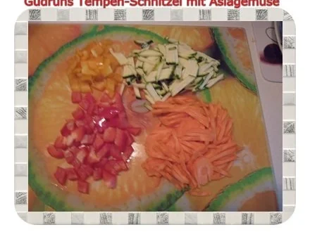 Rezept: Vegetarisch: Tempeh-Schnitzel mit Asiagemüse Bild Nr. 6 Vegetarisch: Tempeh-Schnitzel mit Asiagemüse - Rezept - Bild Nr. 6