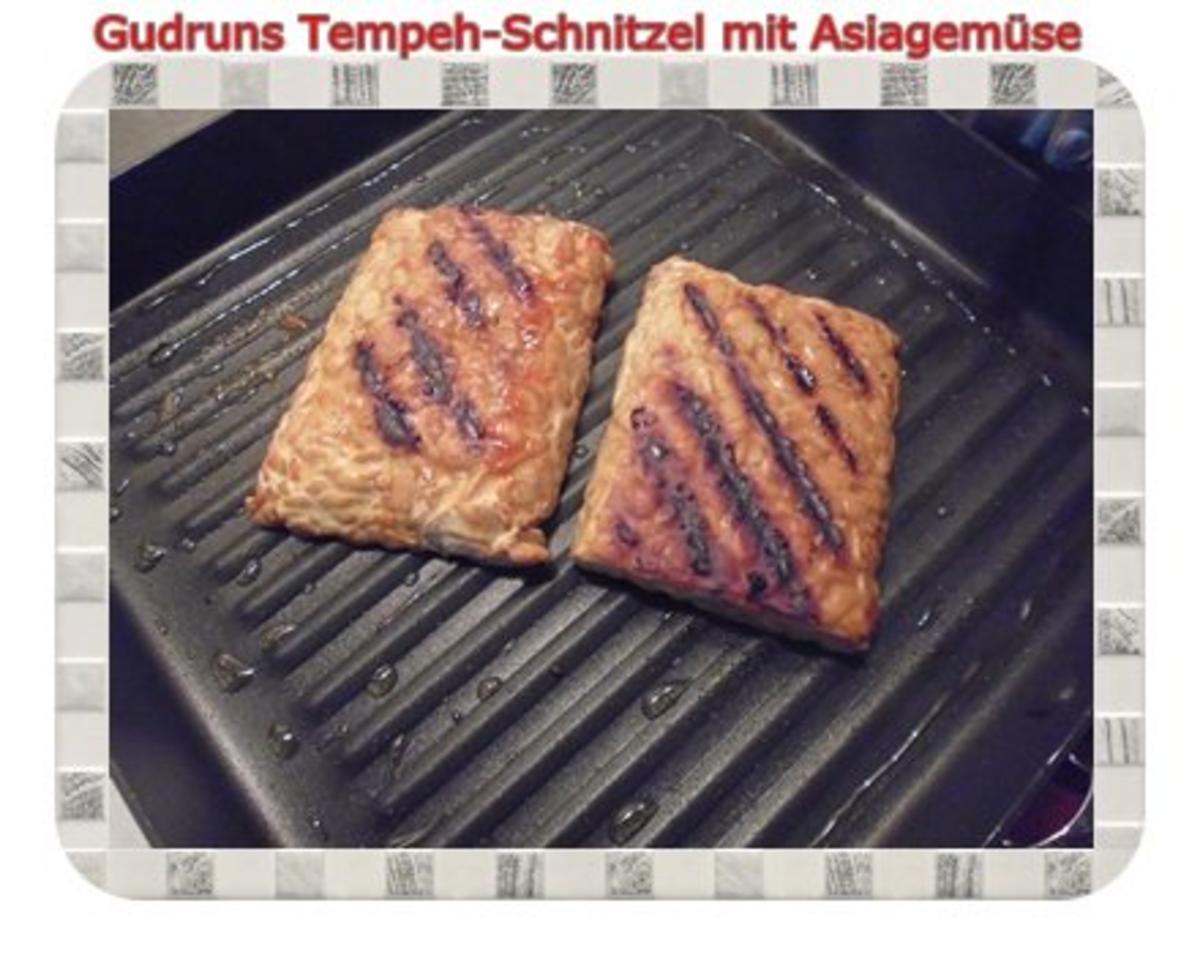 Vegetarisch: Tempeh-Schnitzel mit Asiagemüse - Rezept - Bild Nr. 12
