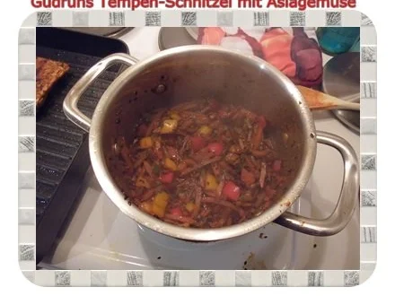 Rezept: Vegetarisch: Tempeh-Schnitzel mit Asiagemüse Bild Nr. 14 Vegetarisch: Tempeh-Schnitzel mit Asiagemüse - Rezept - Bild Nr. 14