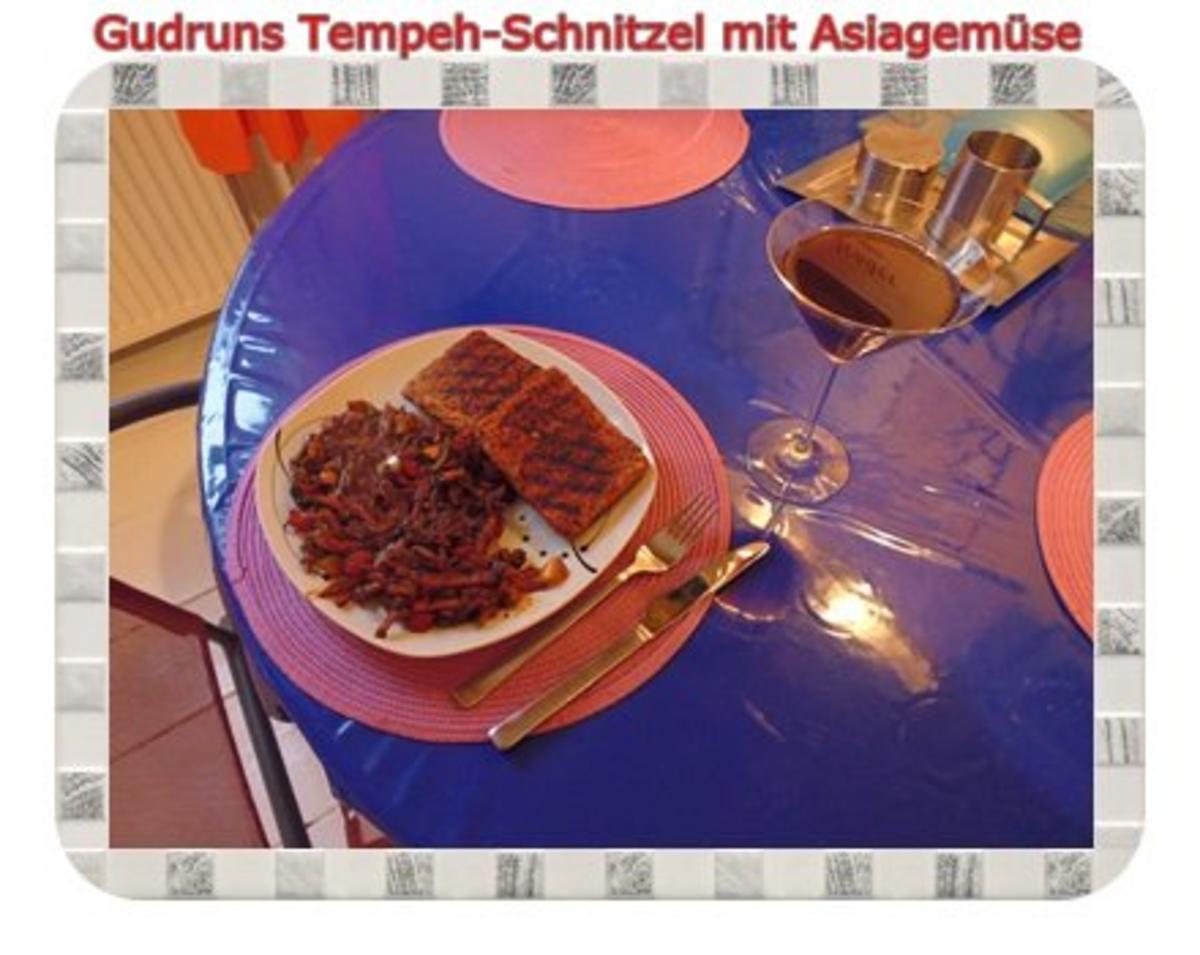 Vegetarisch: Tempeh-Schnitzel mit Asiagemüse - Rezept - Bild Nr. 16