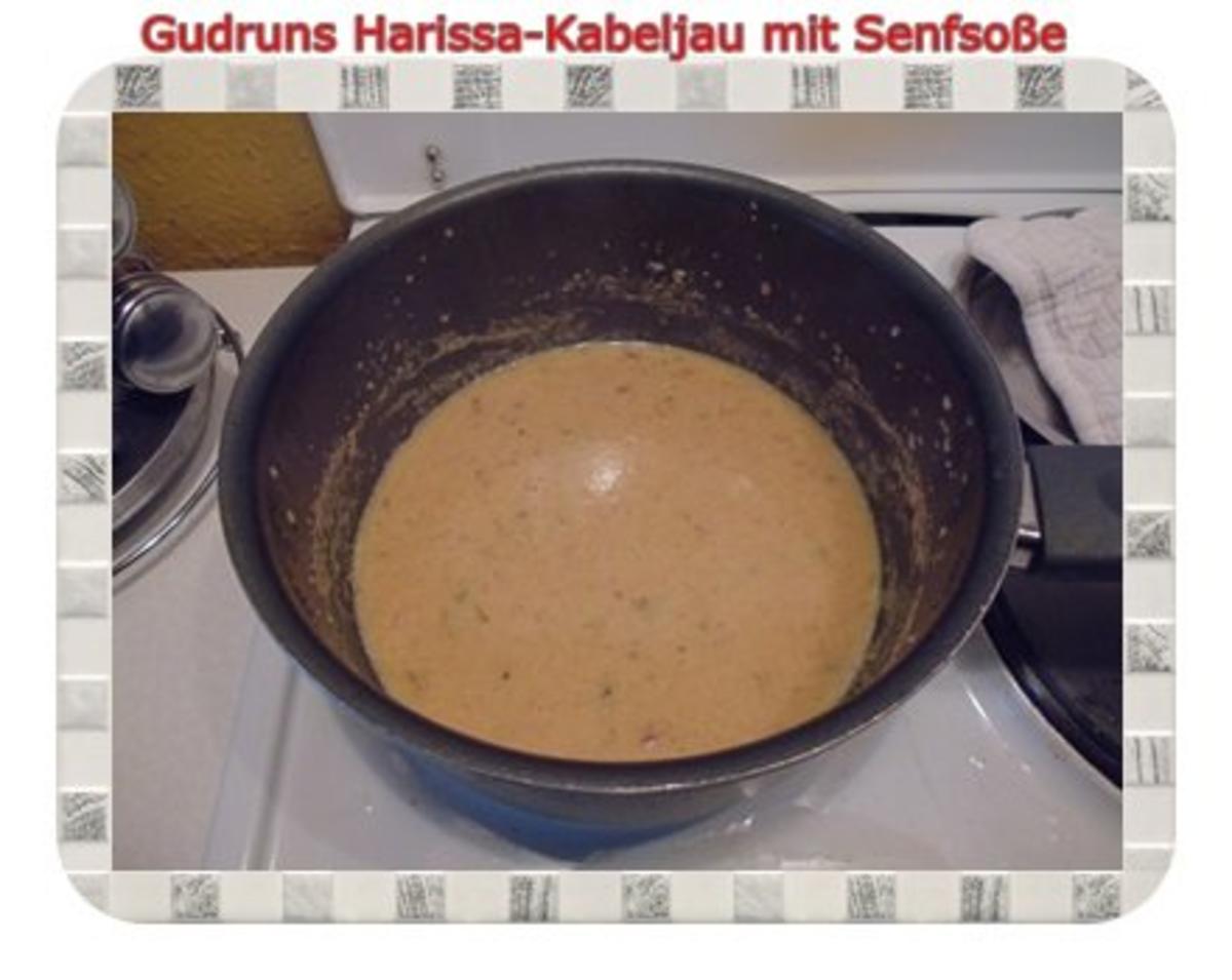 Fisch: Harissa-Kabeljau mit Senfsoße und Duftreis - Rezept - Bild Nr. 8