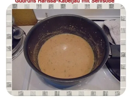 Fisch: Harissa-Kabeljau mit Senfsoße und Duftreis - Rezept - Bild Nr. 8