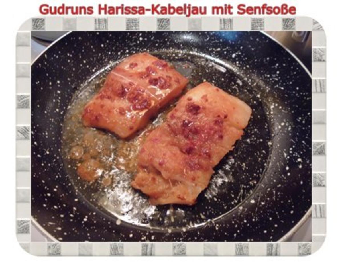 Fisch: Harissa-Kabeljau mit Senfsoße und Duftreis - Rezept - Bild Nr. 9