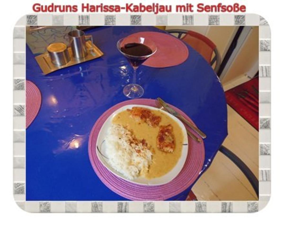 Fisch: Harissa-Kabeljau mit Senfsoße und Duftreis - Rezept - Bild Nr. 12