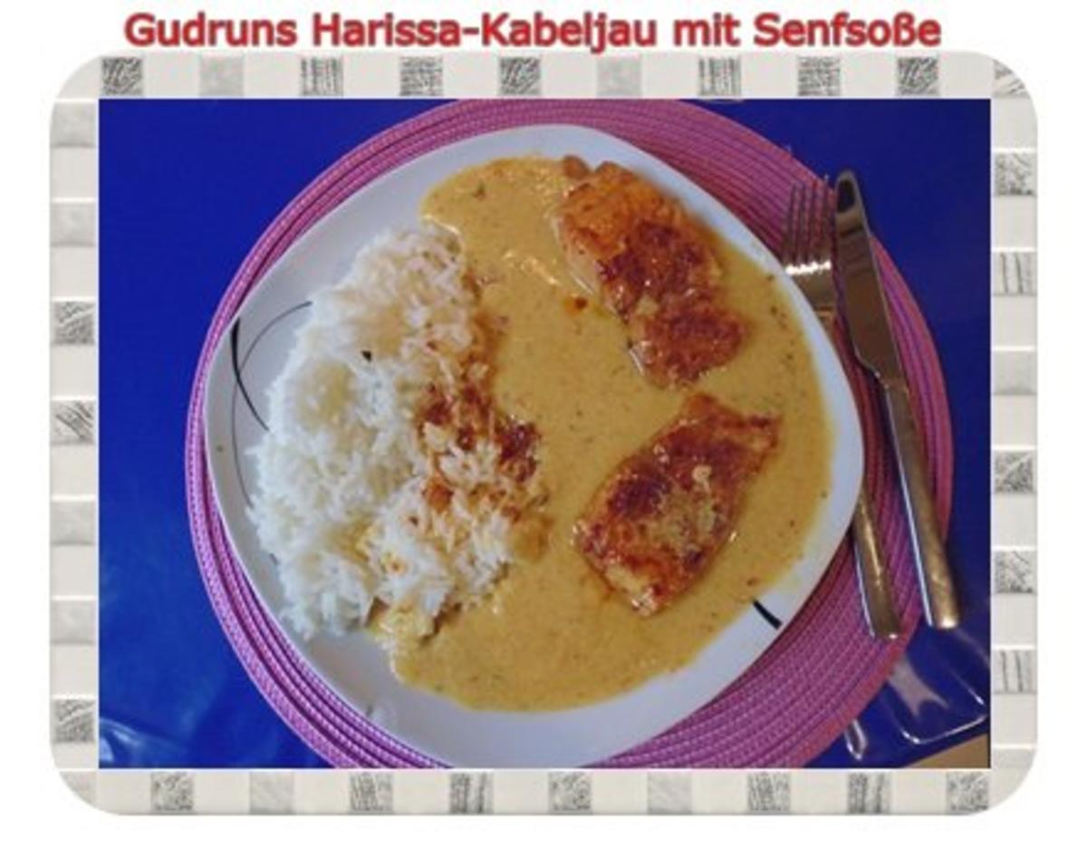 Fisch: Harissa-Kabeljau mit Senfsoße und Duftreis - Rezept - Bild Nr. 13