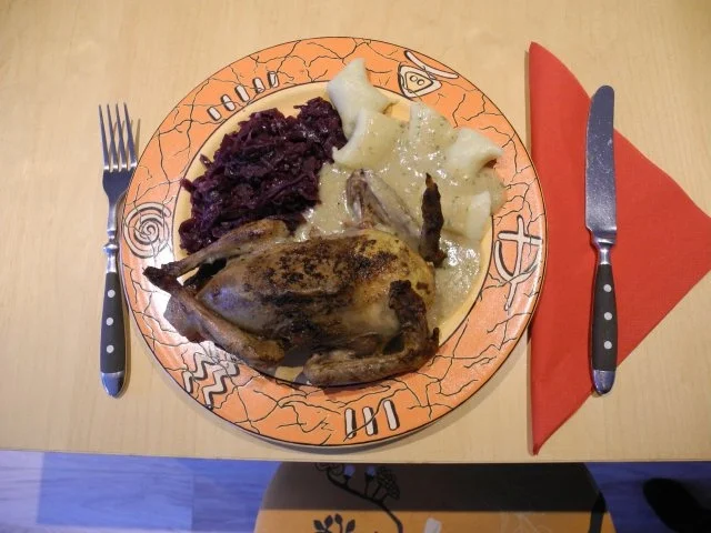 Rezept: Täubchen mit Petersiliensauce Bild Nr. 2 Täubchen mit Petersiliensauce - Rezept - Bild Nr. 2