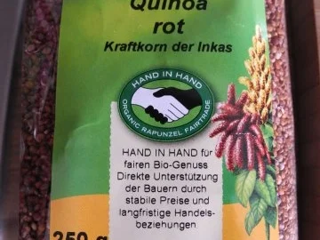 Vegan : Rotes Quinoa mit buntem Paprika,veganem Kochschinken,gebratem Fenchel + Aubergine - Rezept - Bild Nr. 7