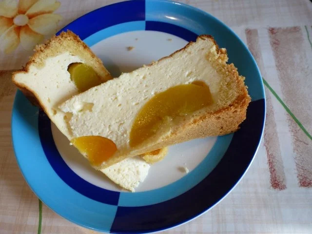 Rezept: Käsekuchen mit Pfirsich Käsekuchen mit Pfirsich - Rezept