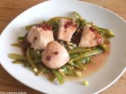 Hähnchenfilets auf Zuckerschoten-Salat - Rezept
