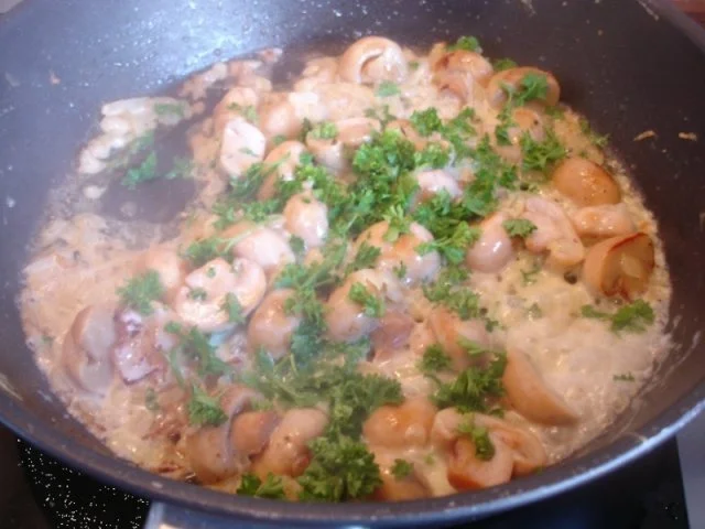 Omelett mit Champignonfüllung - Rezept - Bild Nr. 12