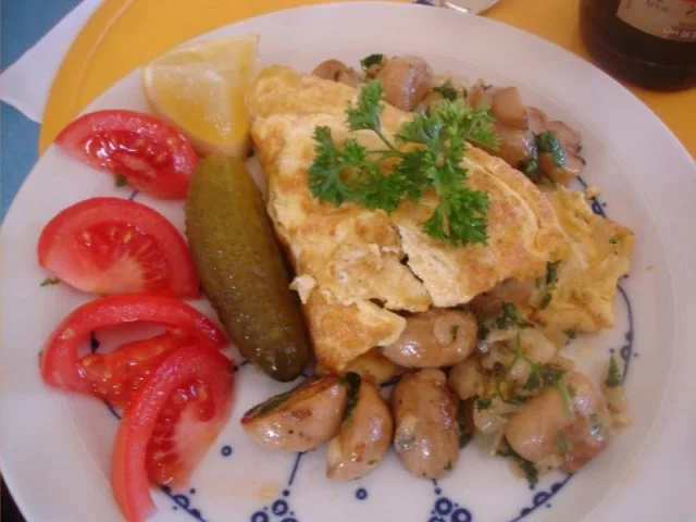 Omelett mit Champignonfüllung - Rezept - Bild Nr. 13