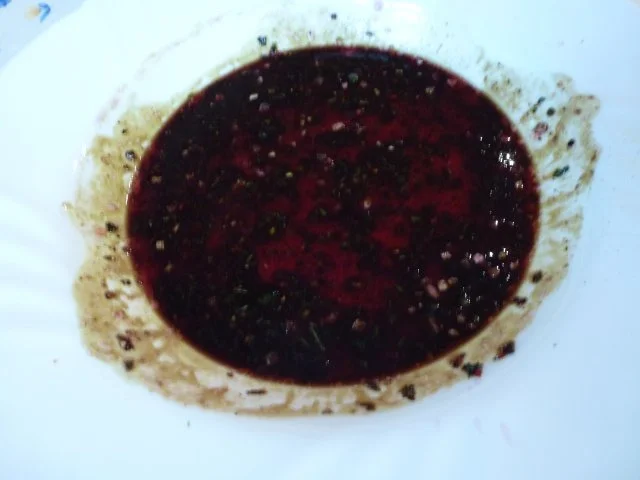 Rumpsteaks Sous Vide gegart mit Rotweinzwiebeln - Rezept - Bild Nr. 4