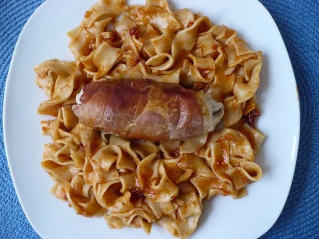 Putenbrust a`la Saltimbocca - Rezept