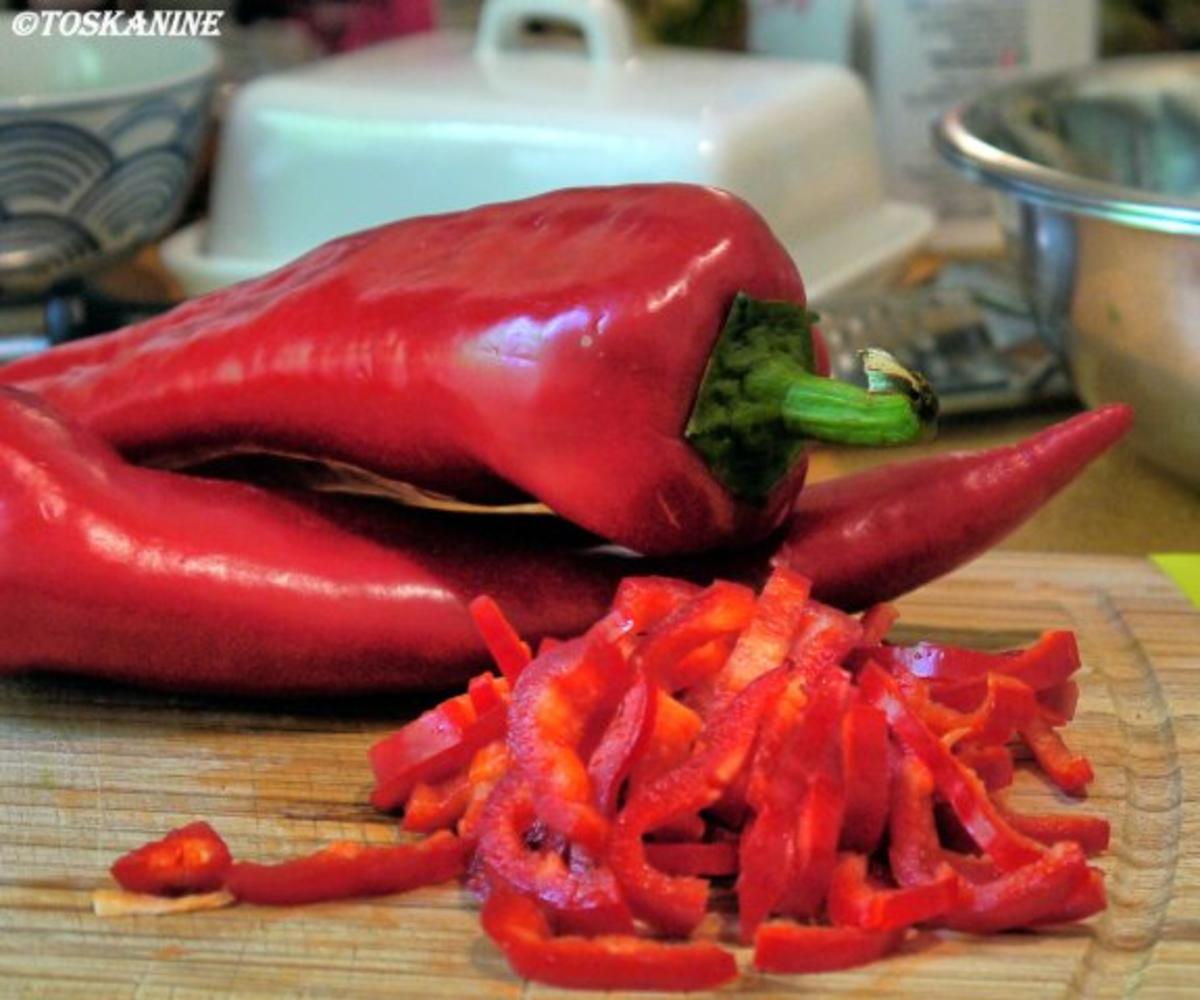 Paprika-Hackpfanne mit Ziegenfeta - Rezept - Bild Nr. 3